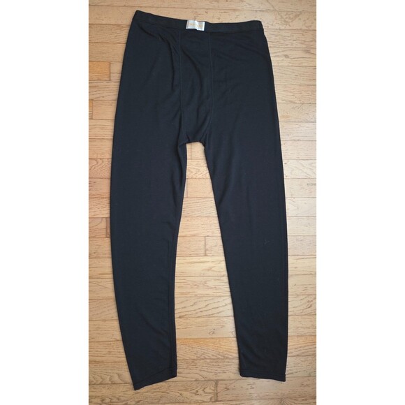 Omni-Wool Base Layer Pants Men's Size XL Black Polyester Wool Blend - Picture 2 of 5